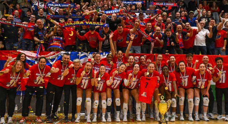 Sorozatban ötödször bajnok a Vasas Óbuda, görög vezetőedzője 11 aranyéremmel búcsúzik