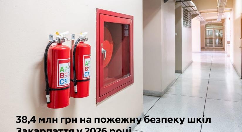 A kárpátaljai iskolákban erősítik a tűzbiztonságot