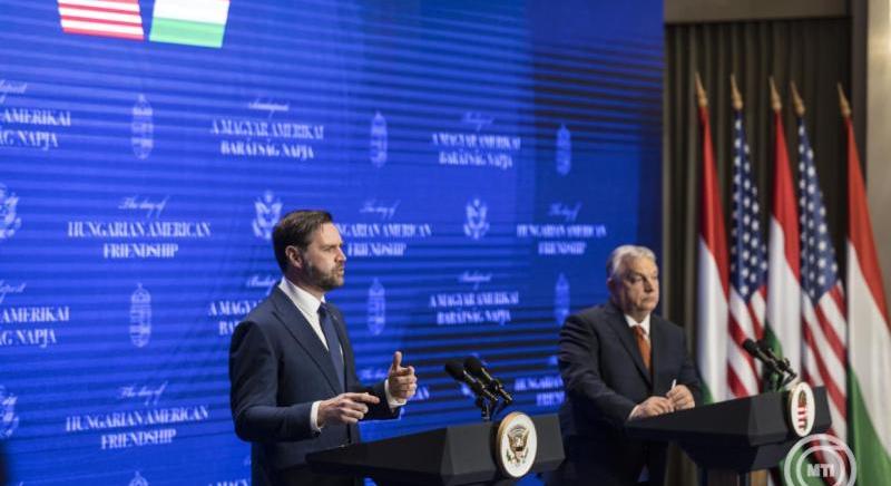J. D. Vance: a magyar vezetés megmutatta, hogy államférfiként áll a helyzethez, és erőfeszítéseket tett a béketeremtés érdekében