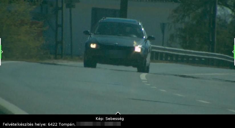 115 km/órával fotózták le Tompa belterületén, ekkora bírság lett a vége!