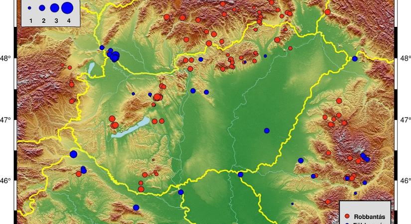Márciusban közel százötven földmozgást regisztráltak a Kárpát-medencében
