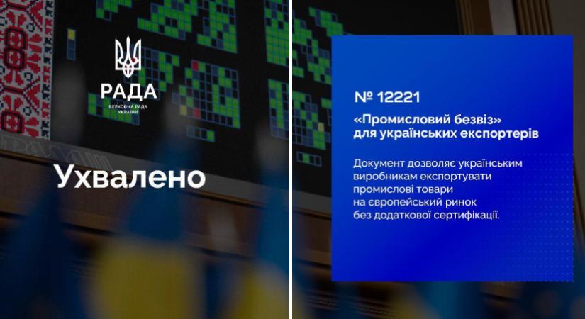 A Legfelső Tanács megszavazta az EU-val kötött „ipari vízummentességet”