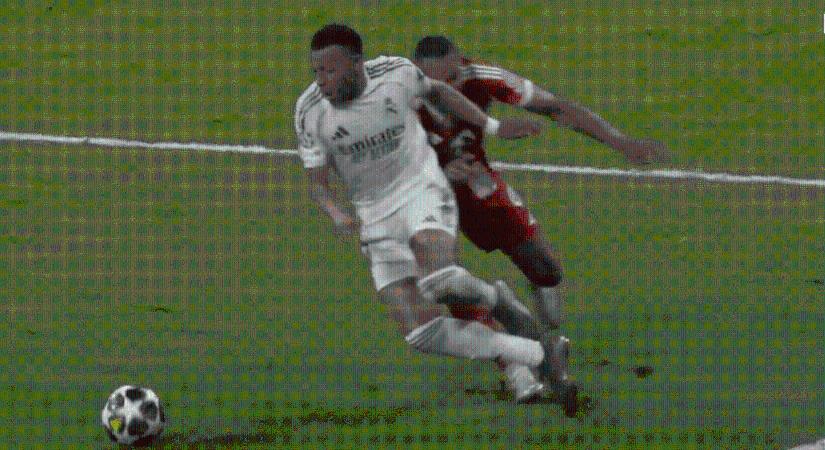 Botrány a Bernabéuban: megúszta a kiállítást a Bayern München védője?