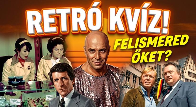 Retró kvíz: A 70-es és 80-as évek tévésorozatai. Vajon felismered az összes klasszikust?