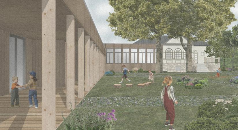 Család és gyermekjóléti központ a Hűvösvölgyben - Ressely Krisztina diplomamunkája