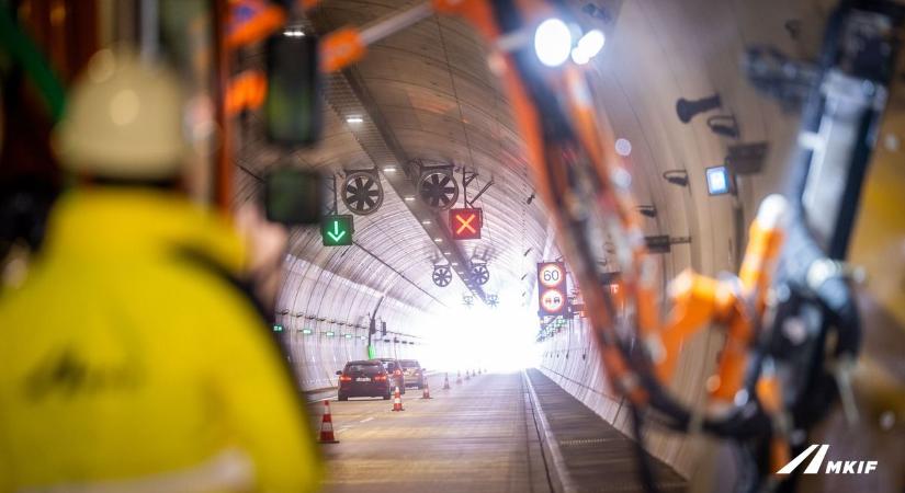Figyelem autósok! Megtisztult az M85 Bécsi-dombi alagút Sopronnál