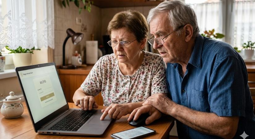 Jönnek a csalók új trükkjei: ezt az egy hibát sok nyugdíjas még mindig elköveti az online ügyintézésnél