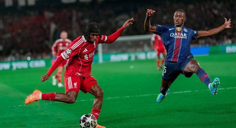 Vereség Párizsban, nehéz helyzetből várja a visszavágót a Liverpool