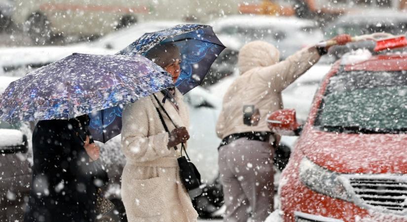 Drasztikus minták rajzolódnak ki az időjárásban, hózápor és erős széllökések várhatóak ezen az országrészen