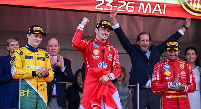 Leclerc rangos elismerést kapott a monacói hercegtől