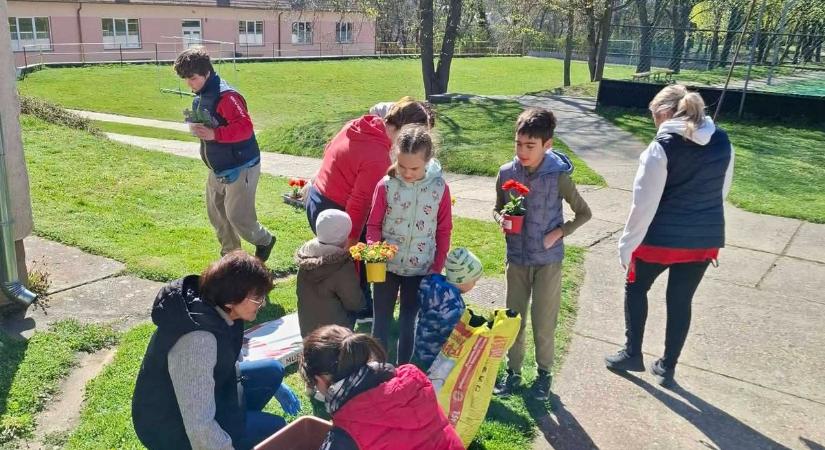 Gyermekkezek nyomán virágzik az iskola