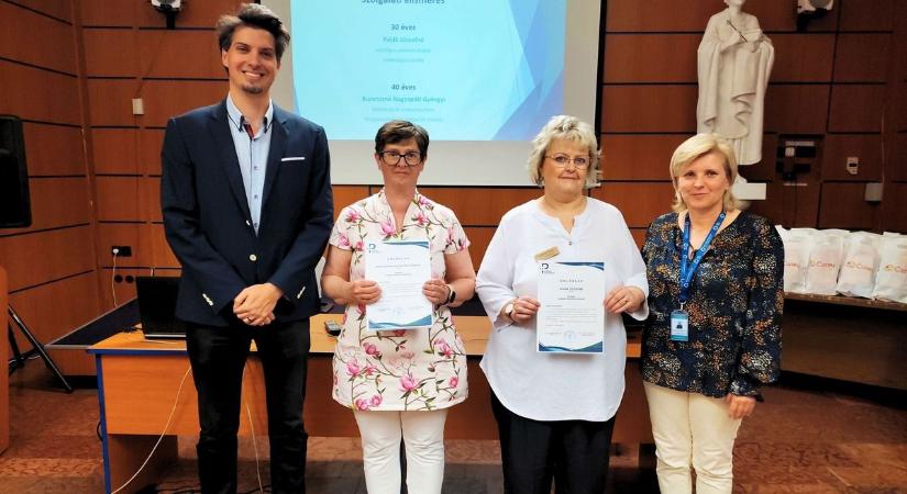Évtizedek óta a dunaújvárosi egészségügy húzóerői, elismerték a kórház dolgozóit