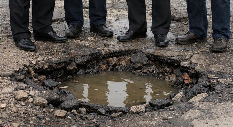 Domán Dániel: közbeszerzési bénázások miatt csúsznak az egri kátyúzások