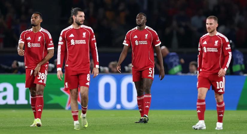 „Úgy néznek ki, mint egy másodosztályú csapat” – nem kímélték a Liverpoolt az angol és a francia lapok