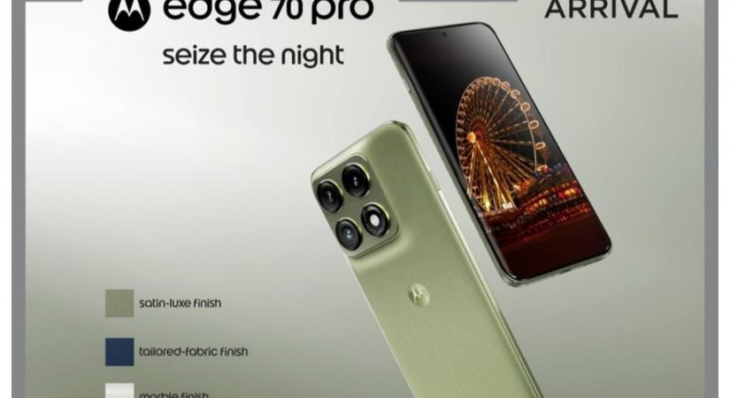 Marketingképeken a Motorola Edge 70 Pro