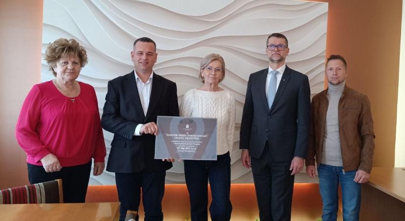 Hat zalai falu közös projektje, megújult a hivatal