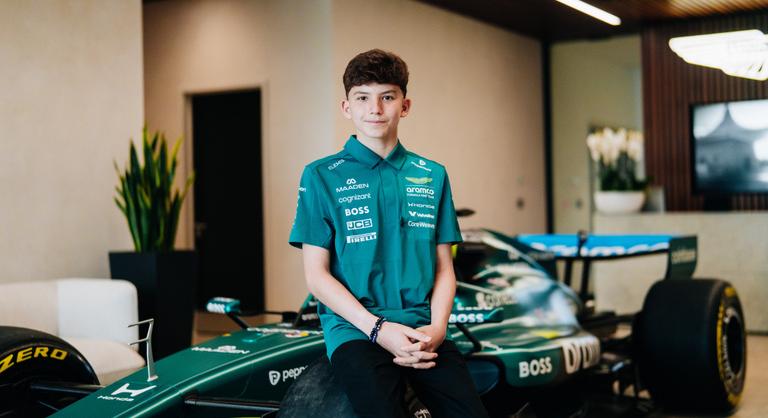 Formula–1-es istálló akadémiájához csatlakozott a 13 éves magyar tehetség