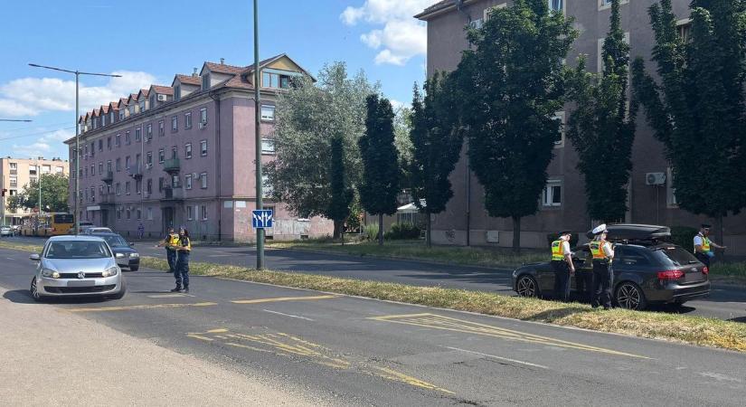 Kisvárosnyi sofőrt állítottak meg a rendőrök a húsvéti ellenőrzés során