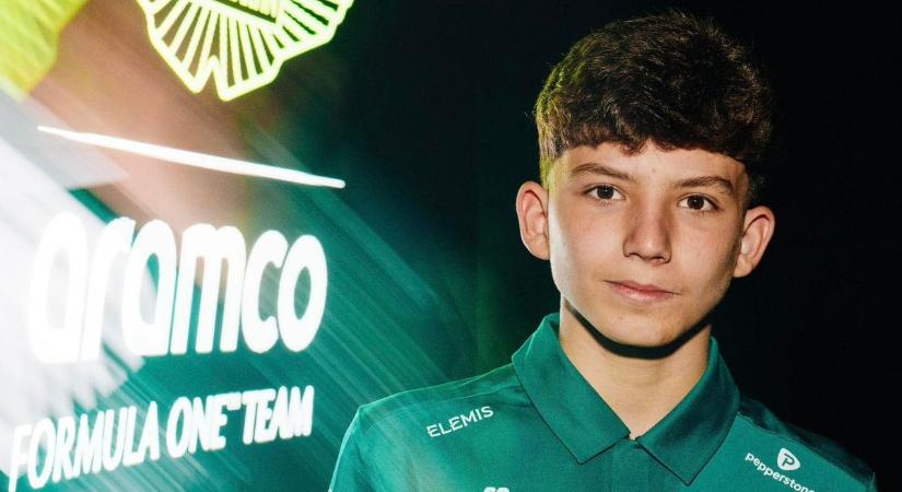 13 éves tehetség az első magyar pilóta, aki bekerült a F1-es csapat akadémiájába