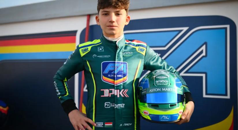 Első magyarként igazolt F1-csapat akadémiájához a 13 éves gokartos