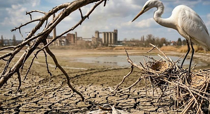 Nagy a baj: szinte teljesen elapadt a hazai tó, ilyet még nem láttál