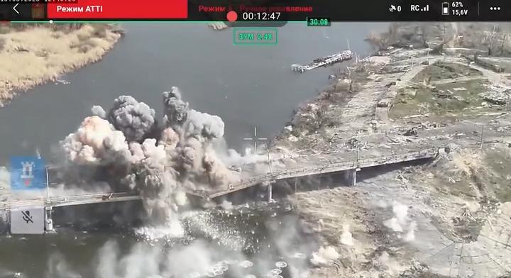 Brit drónokkal pusztítottak el egy orosz ellenőrzés alatt álló hidat Herszon régióban