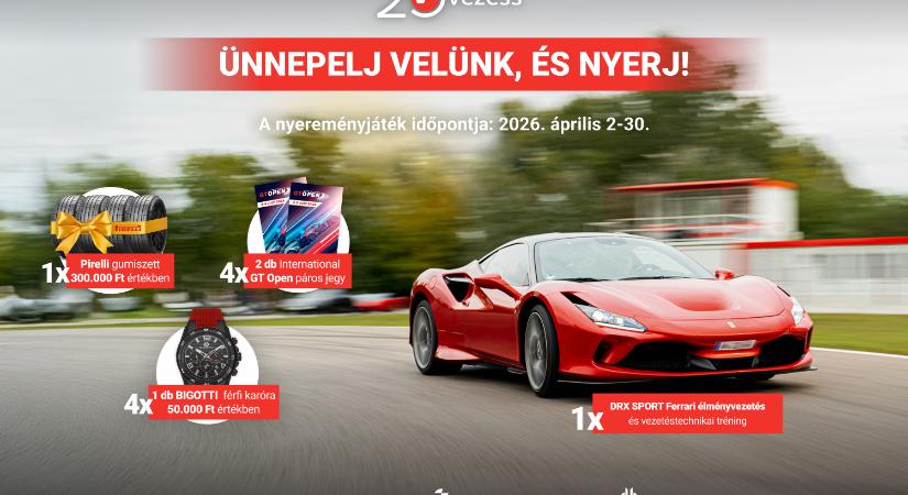 Ünnepelj velünk, és nyerj!