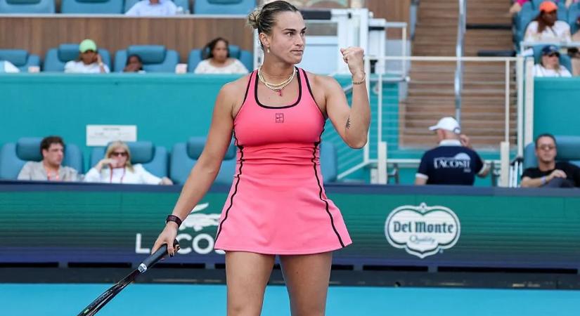 Női tenisz: Megsérült a világelső Arina Szabalenka