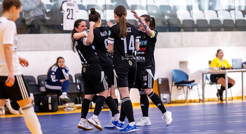 Hazai pályán kezdik az elődöntőt a DEAC női futsalosai