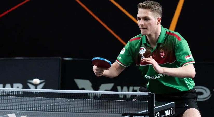 Asztalitenisz WTT: András Csaba férfi párosban is továbbjutott