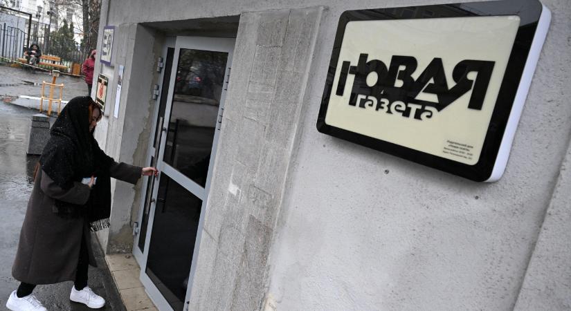 Az orosz hatóságok átkutatták Novaja Gazeta moszkvai szerkesztőségét