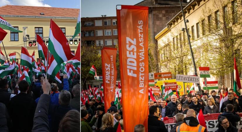 Hömpölygő tömeg, ameddig a szem ellát: egész Debrecen és környéke utcára vonult, erre még Orbán Viktor sem volt felkészülve