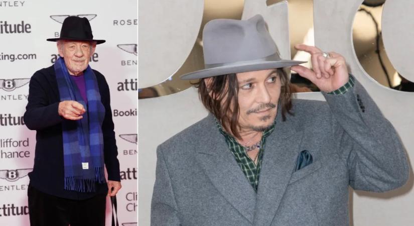 Véget ért Johnny Depp filmes száműzetése! Ian McKellen imád vele forgatni: "Odavagyok tőle!"