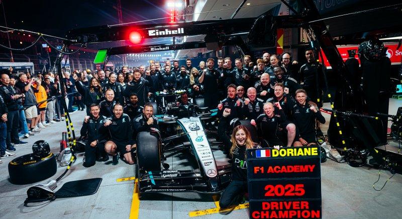 Tesztlehetőséget adna az F1 Academy bajnokának a Mercedes
