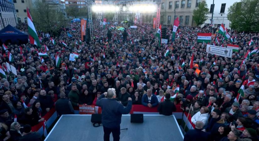 Orbán Viktor: a legbiztosabbnak Debrecen város jövőjét látom