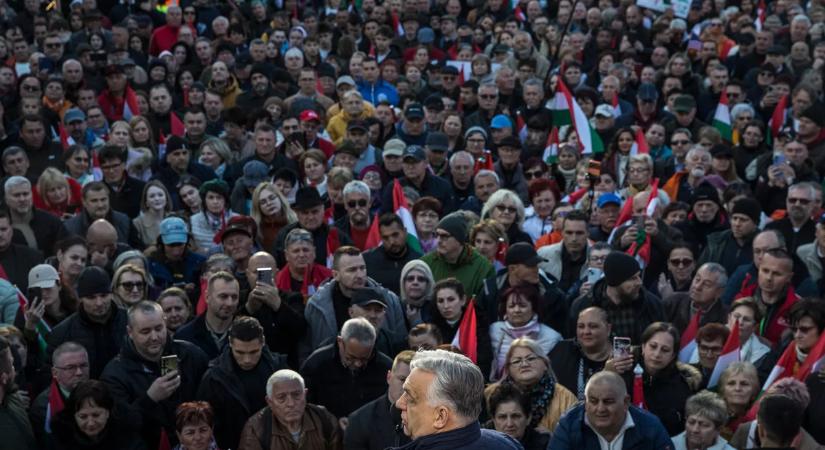 Megható idézettel üzentek a debreceni országjáráson Orbán Viktornak