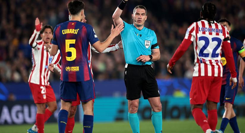 BL: panaszt tett a Barcelona az Atlético Madrid elleni meccsen történt bírói ténykedések miatt – HIVATALOS