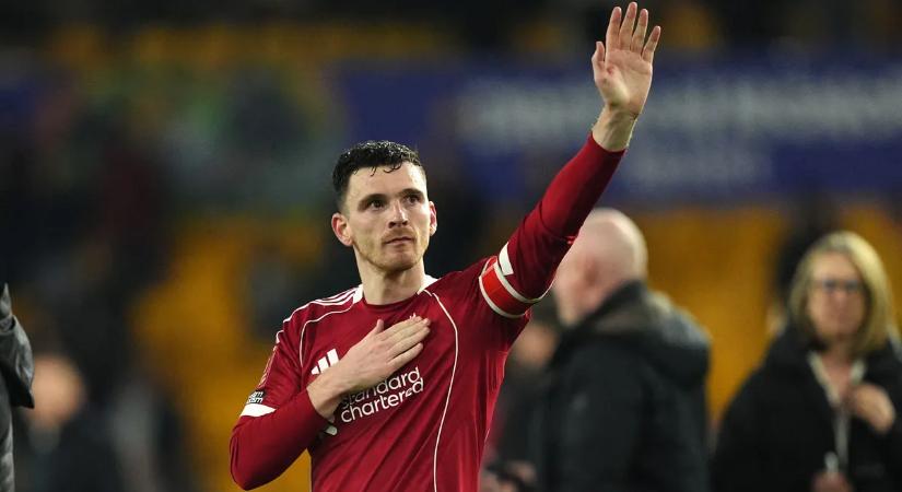 Andy Robertson az idény végén távozik a Liverpooltól – hivatalos