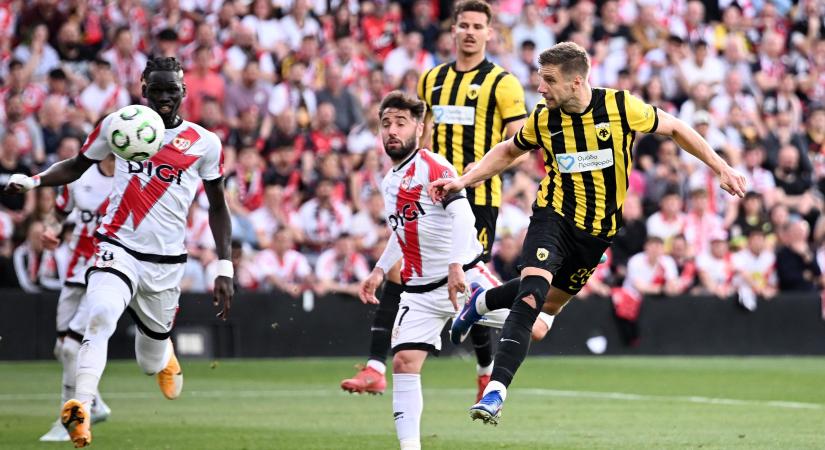 Konferencia Liga: Varga Barnabás kapufáig jutott, az AEK Athén a kiesés szélére sodródott