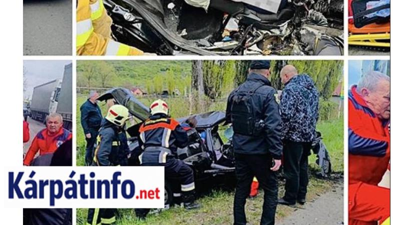Súlyos közúti baleset Beregszász közelében