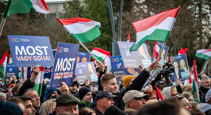 Publicus: A biztos szavazó pártválasztók körében 52-39-re vezet a Tisza Párt a Fidesz előtt