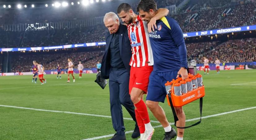 Védelmi vészhelyzet az Atléticónál: Simeone tartalékos hátsó sorral mehet neki a Barcának