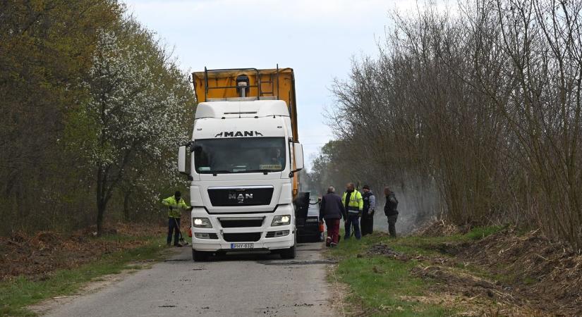 Megújul Sonkád egyik fontos útszakasza – könnyebb lesz a közlekedés (fotó, videó)
