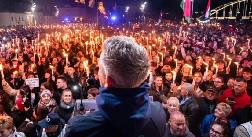 Győri csodáról posztolt Magyar Péter, mutatjuk a fotót