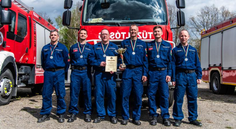 Második lett vármegyénk csapata az országos műszaki mentő versenyen
