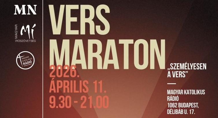 A költészet napja – Április 11-én rendezik meg a Versmaratont