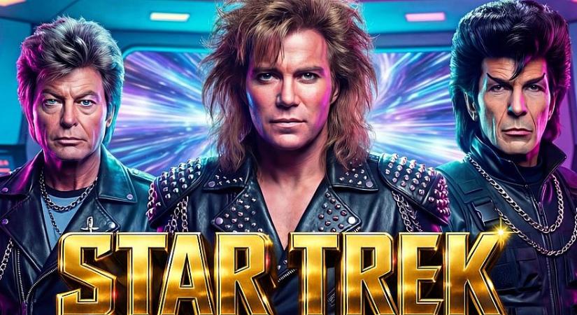 Így nézett volna ki a Star Trek, ha '80-as évekbeli rockopera lett volna