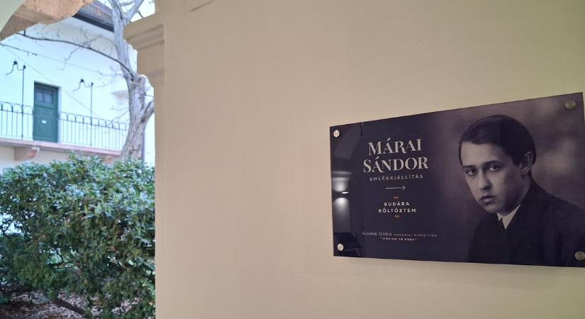 „Budára költöztem, az ismerős negyedbe” – Márai Sándorról nyílt kiállítás