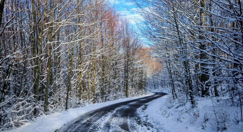 Áprilisban csapott le a tél – bámulatos képeken a mesébe illő bükki havazás