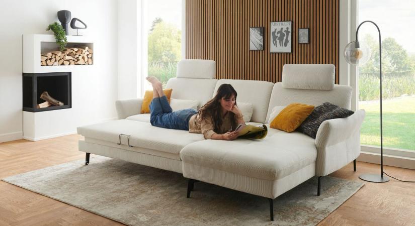 Tökéletes kikapcsolódás és látványos megjelenés: Ez a Zen kanapé, akár vendégággyal is!